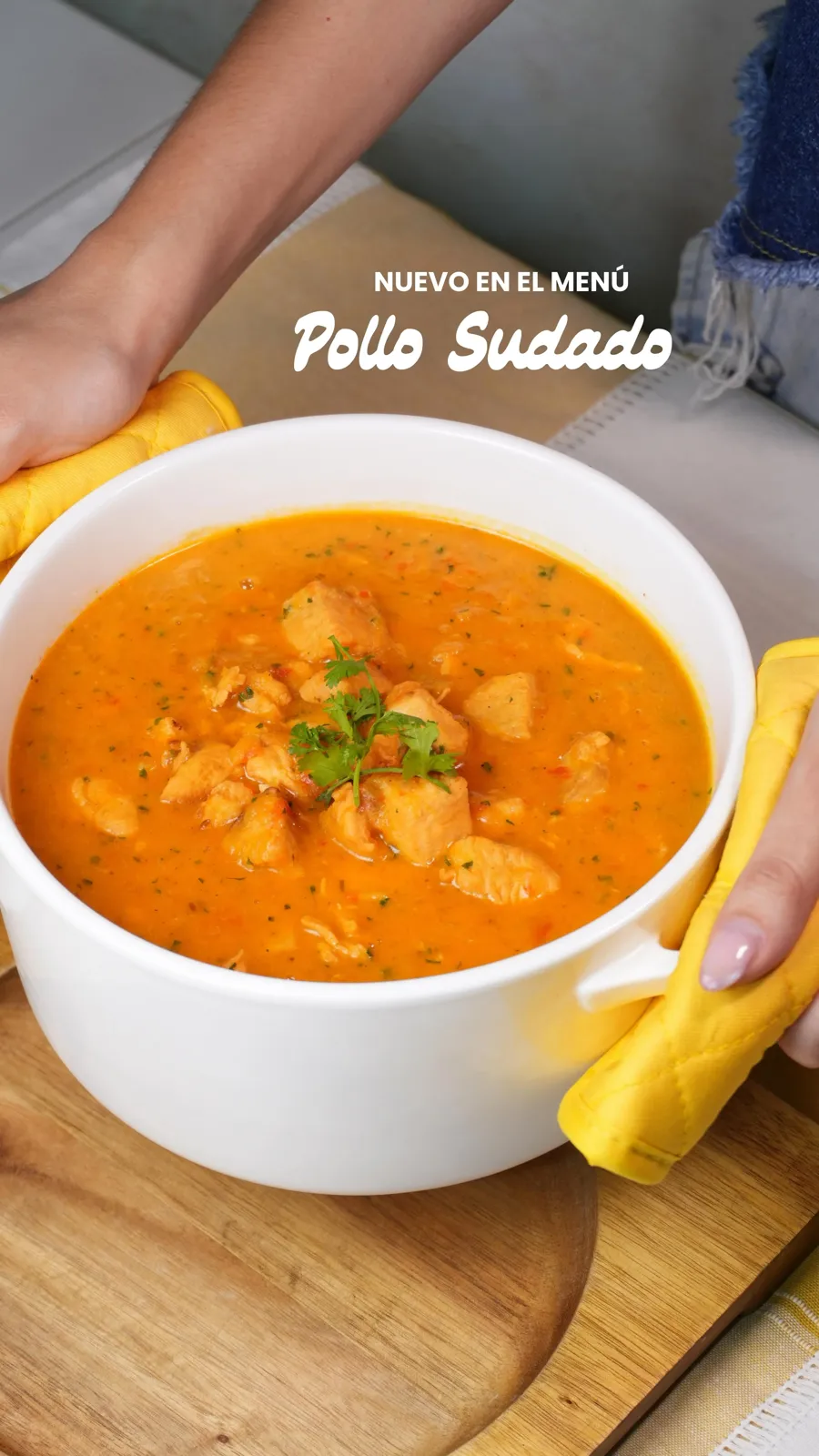 Pollo sudado casero, nuevo en el menú de Tá Rico